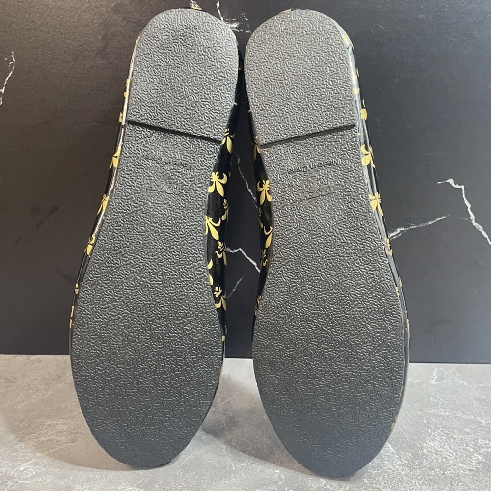 Izzy Flats Black/Gold Size 9m - Picture 7 of 9